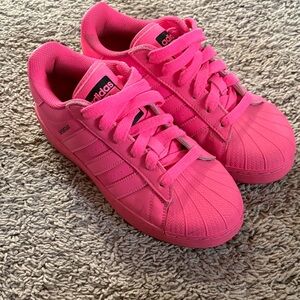 Adidas Bright Pink Sneakers